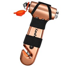 [ 730076 ] Yiader 창문 브레이커 안전벨트 커터 자동차 안전 망치가 있는 3-in-1 비상 탈출 도구 자동차용 전기 도금 골드, Electroplating Gold, 1개, Electroplating Gold