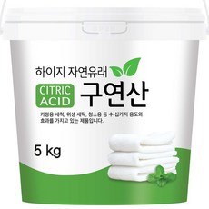 하이지 구연산 용기 5 kg, 5kg, 1개