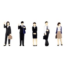 피엠오피스에이1/80초미니 2 전문 회사원 세트 1/80 MS041