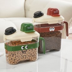 땡스스토리 BPA Free 반려동물 다용도 보관통, 1개