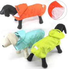MoreD 강아지 우비 산책용품 아웃도어 레인코트 방수 빛반사_ MD9536, 1개, 강아지우비 S(오렌지)