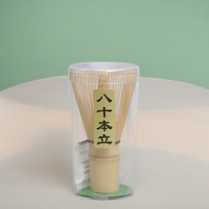 명월당 프리미엄 100% 대나무 말차 격불용 친환경 차선 연습용 전문가용, 내추럴 대나무 색상, 입문자용 80본, 1개