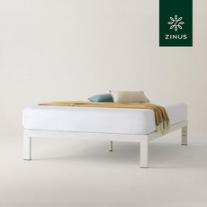 지누스 퀵스냅 침대 매트리스 원목 프레임 슈퍼싱글 SS 2color, 블랙
