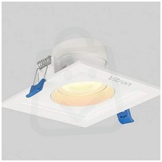 화이트 플리커프리 전구색 LED 조명 다운라이트 MR16 할로겐 COB 사각 멀티 1구 매입등 8W