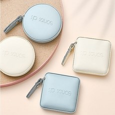 *도매로사*키밍 미니 휴대용 가죽 줄자 측정자 소프트자 1.5m, 블루 원형, 1개