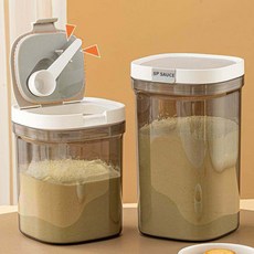원두 보관통 밀봉 보관용기 밀폐 스쿱 800ml, 1개, A_800ml