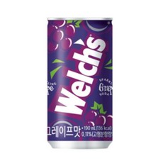 농심 웰치스 포도맛, 190ml, 4개