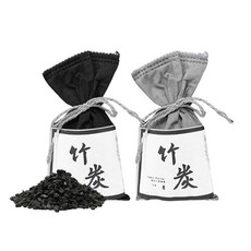 除溼竹炭包 活性碳竹炭消臭包 車內/鞋子/鞋櫃除臭防潮 可循環使用, 50g, 20個
