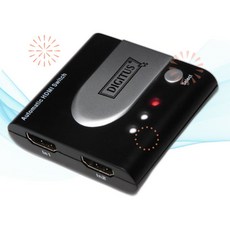 Digitus HDMI 선택기 셀렉터 자동 2대1 비디오 스위치 SN