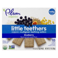 리틀 얌스 티씽 웨이퍼, 블루베리,무화과(Blueberry,Fig), 6개입