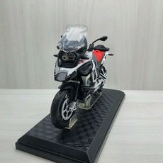 BMW R1250 GS 重型機車模型 1:12 比例 聲光效果 紅銀配色, 1個