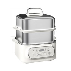 多功能雙層電蒸鍋，智能預約定時，食品級不鏽鋼，簡約時尚，蒸煮燉多功能, SG-1022MS-Q