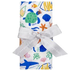 ANGEL DEAR 嬰幼兒多功能包巾 120x120公分 彩色珊瑚世界圖案