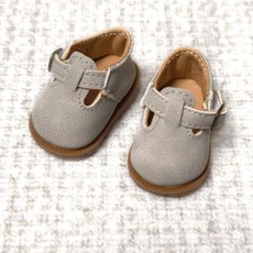 팝마트 Zsiga 지거 1/8 액션피규어 20cm 인형 신발, 그레이 버켄 슈즈