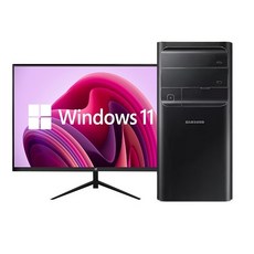 삼성 컴퓨터 i5 i7 사무용 주식용 인터넷강의 데스크탑 본체 윈도우11 모니터 세트, [05] 고급형, 윈도우 11 홈, 240GB, 8GB, 본체만