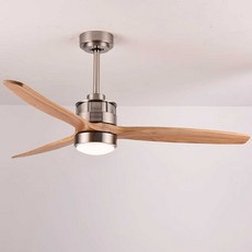 우드 실링팬 조명 거실 천장 샹들리에 인테리어 천장형 샌드 니켈 60인치, 블랙 월넛 42인치