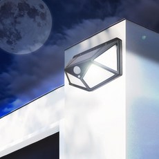 태양광 100구 감지 벽부등, 흰빛