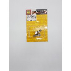 POSH PK7 後視鏡螺絲 後視鏡塞 8MM/10MM 正反牙 白鐵 鍍鈦, 1個, 8mm(白鐵)正反牙