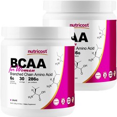nutricost 女性BCAA粉 葡萄味, 2罐, 286g
