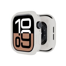 Elkson Apple Watch 軍規級防水耐震保護殼 45mm, 星光白, 1個