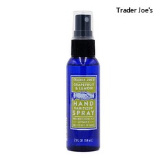 트레이더 조 핸드 세니타이저 스프레이 그레이프후르츠n레몬 59ml/손소독제, 트레이더조_손소독제스프레이(자몽레몬)59ml, 1개, 59ml