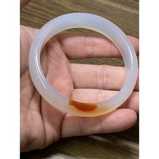 瑪瑙手鐲 冰種帶紅暈 62.3mm, 1個
