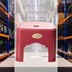 플라스틱의자 4호 간이의자 발받침대 화장실 샤워의자 노인 행사