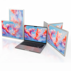 재온전자 모니터 트리플 듀얼 휴대용 노트북모니터 확장 디스플레이, S6 15인치(회전가능), 39cm