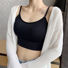 小可愛背心 肩帶可調 無鋼圈內衣 內搭打底裹胸