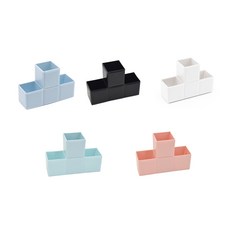 블럭형 연필꽂이 펜꽂이 필기구정리함