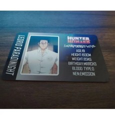 헌터헌터 헌헌 캐릭터 신분증 자격증 카드 곤 키르아 크라피카 레오리오 히소카, I