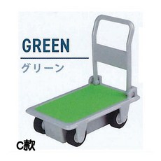 【M.M小舖】YELL 轉蛋 扭蛋 回力手推車 模型 紙箱 全4款, 1個, C款/綠色3V451