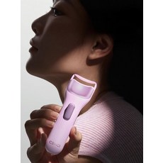 전동 속눈썹 히팅뷰러 휴대용 충전식 온열 컬링 효과 눈썹정리기, B_핑크, 단일 모델
