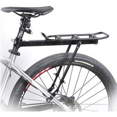 鋁合金【74】貨架 三點固定 快拆式 碟煞車貨架 後貨架 超耐重 環島必備 兩側防護 自行車貨架, 1個