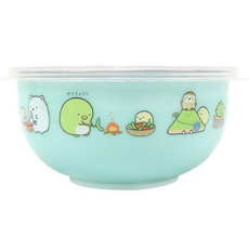 不鏽鋼防滑碗 止滑碗 隔熱碗 波力 雙耳碗 餐碗 幼稚園餐碗 麵包超人 汪汪隊 迪士尼 巧虎 POLI 兒童碗 學習碗, 1個, 餐碗-角落小夥伴 / 5743, 餐碗-角落小夥伴