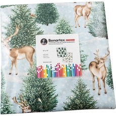 Jackie Robinson A Winter's Day 10X10팩 42 25.4cm(10인치) 정사각형 레이어 케이크 Benartex