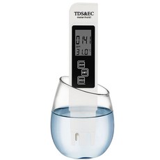 디지털 TDS EC 미터 수족관 수질 테스터 순도 온도 포켓 펜 풀 LCD 디스플레이 펜 모니터 Blcklight 포함, [03] Not backlight, 1개