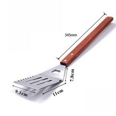 철판구이 스텐뒤집개 프라이팬삽 중형 볶음 오꼬노미야끼, 1개, 900 (가정용 부적합)