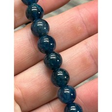 天然藍磷灰8.8mm手串, 1個