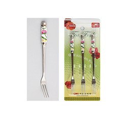 사각콤비티포크 3P장미, 본상품