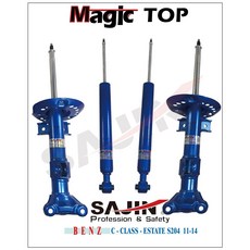 SAJIN Magic TOP 賓士 BENZ C-Class Estate S204 11-14 12段阻尼可調避震器, 1個