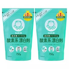 샤본다마 무형광 산소계표백제 2개세트 /무형광 과탄산100 / 세탁에도 주방에도 / 계량스푼불포함 / 일본판매, 2개