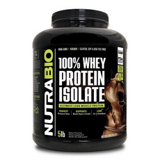 NutraBio 乳清分離蛋白荷蘭巧克力味, 1個, 2268g