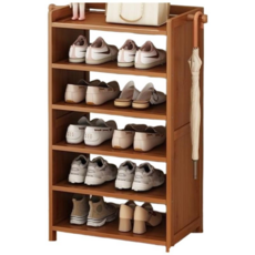 竹製組合鞋架, 茶色, 1個