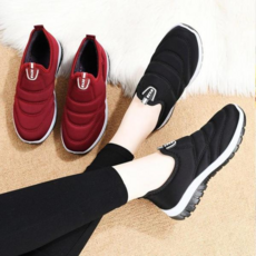 여성 방한화 털신발 나비