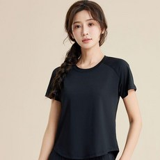女款運動套裝 晨跑健身房瑜伽服 速乾薄款寬鬆夏季運動服
