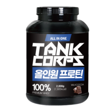 탱크콥스 올인원 단백질 프로틴 2kg WPI 헬린이 직장인 헬스보충제, 1개