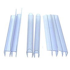 220cm F형 h형 U형(유리두께8~12mm) 끼워만주면설치끝 상가강화도어바람막이 자동문바람막이 욕실유리문막이 화장실유리물막이 물튐방지 미세먼지차단 소음차단 외풍차단, 1개