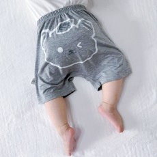 嬰幼兒莫代爾涼感大屁屁短褲 寶寶寬鬆PP褲 童裝五分褲 多色 柔軟透氣親膚