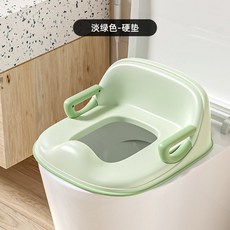 【格森】兒童馬桶坐便器 – 男孩家用小便盆，幼兒如廁訓練座便圈, 綠色（硬墊）